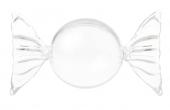 6 bonbons pvc transparent