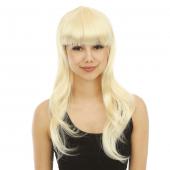 Perruque longue blonde
