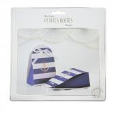 Petites boîtes carton marinière