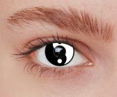 Lentilles fantaisie ying & yang - sans correction