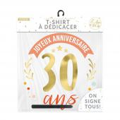 T-shirt 30 ans femme