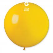 Ballon géant uni jaune