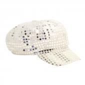 Casquette disco argent