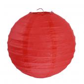 2 lanternes 20cm rouge