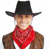 Chapeau cowboy nubuck noir