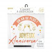 T-shirt anniversaire femme