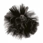 Pompon tulle 30cm noir