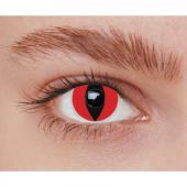 lentilles fantaisie chat rouge - sans correction