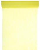 Chemin de table uni jaune