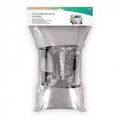 Kit déco voiture mariage argent