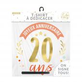 T-shirt 20 ans femme