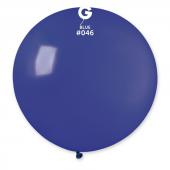 Ballon géant uni bleu roi