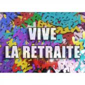 Confettis de table vive la retraite