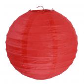 2 lanternes 30cm rouge