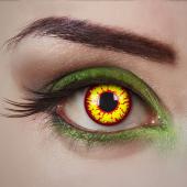 Lentilles fantaisie fire alarm