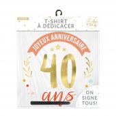 T-shirt 40 ans femme
