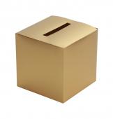 Tirelire papier cartonné or