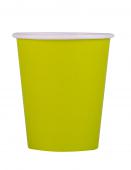 25 gobelets carton vert anis