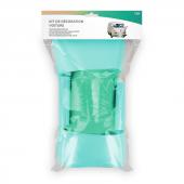 Kit déco voiture mariage turquoise