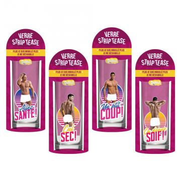Verre strip-tease homme