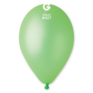 10 ballons uni vert
