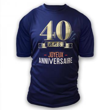 T-shirt 40 ans homme