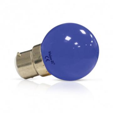 Ampoule LED B22 1W bleu