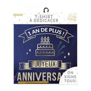 T-shirt anniversaire homme