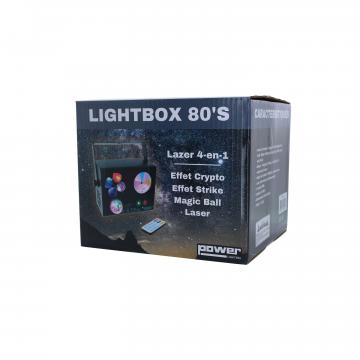 Jeu de lumière multi-effets, LIGHTBOX 80’S