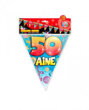 Guirlande fanions 50 ans