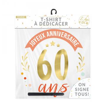 T-shirt 60 ans femme
