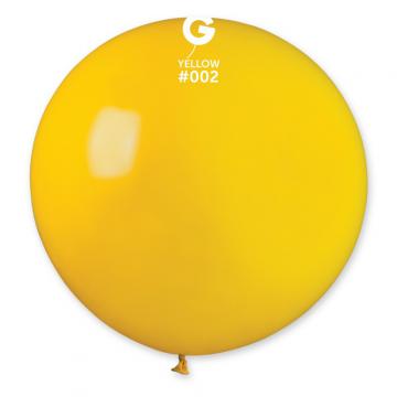 Ballon géant uni jaune