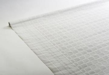 Nappe damassée blanche