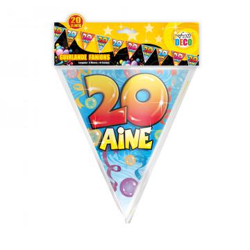 Guirlande fanions 20aine