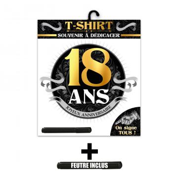 T-shirt 18 ans homme