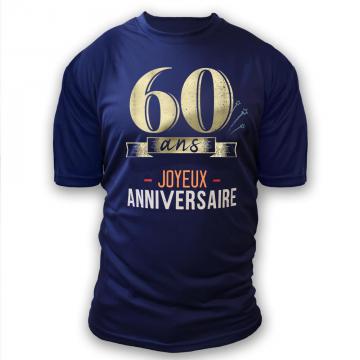 T-shirt 60 ans homme