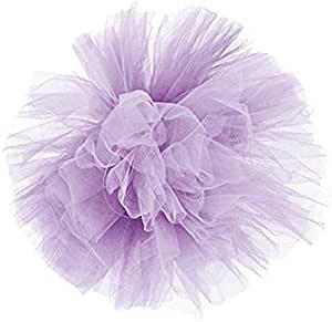 Pompon tulle 30cm lilas