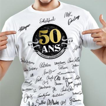 T-shirt 50 ans homme