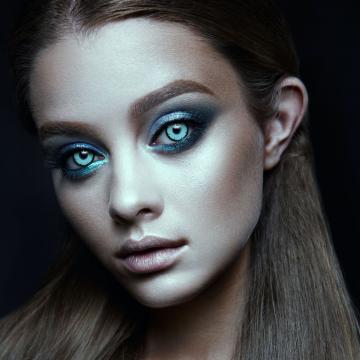 Lentilles fantaisie blue vampire