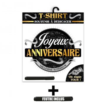 T shirt sales anniversaire homme