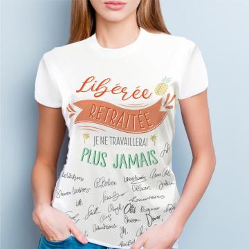 T-shirt retraite femme