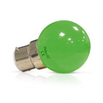 Ampoule LED B22 1W Vert