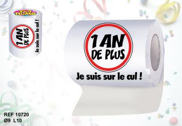 Rouleau papier toilette 1an +