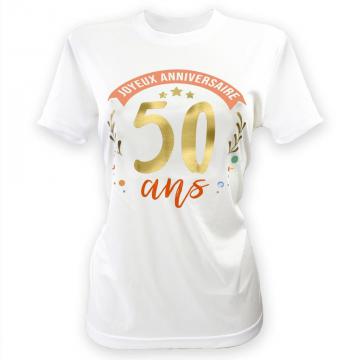 T-shirt 50 ans femme