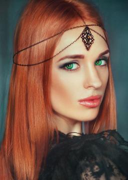 Lentilles fantaisie magic green eye