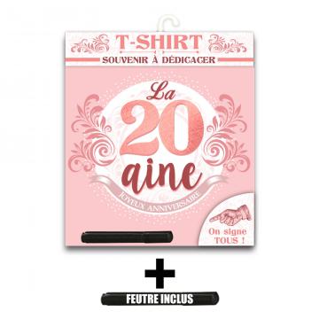 T-shirt 18 ans femme