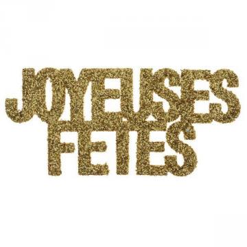 Confettis or pailleté Joyeuses Fêtes