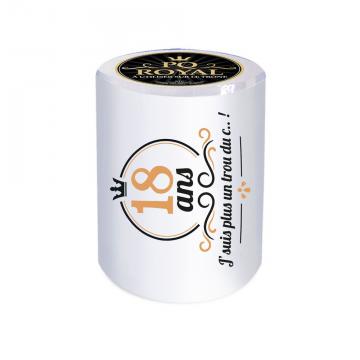 Rouleau papier toilette 18ans