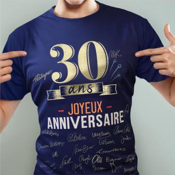 T-shirt 30 ans homme
