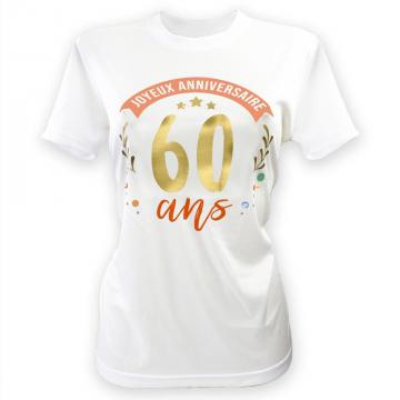 T-shirt 60 ans femme
